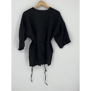 Mus & Bombon Flowy Black Top